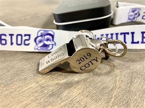 engraved whistle coaches gifts.